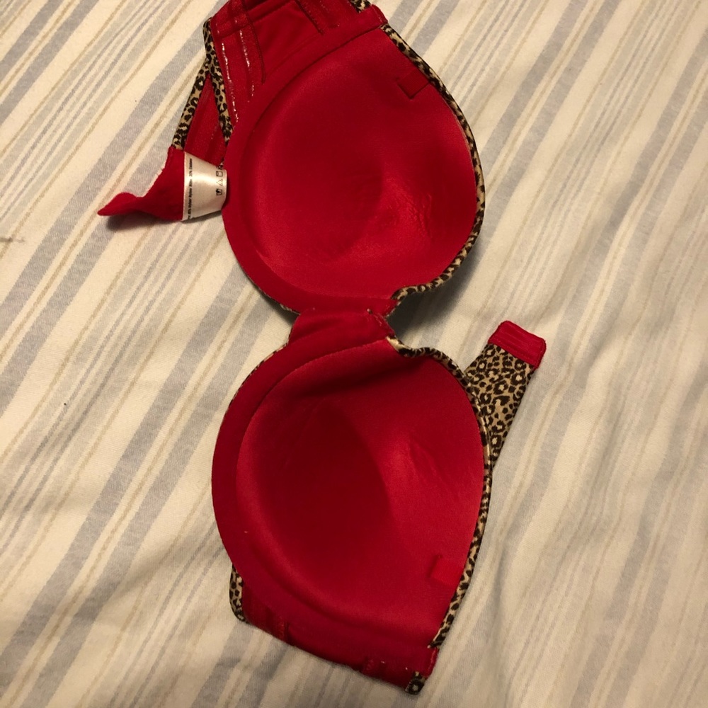 Strapless Maidenform Leopard Print Push Up Bra - image 4